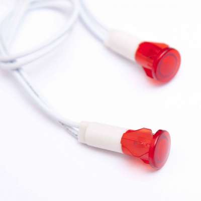 12mm red color Neon Indicator Light with resistor cable BL-12-01